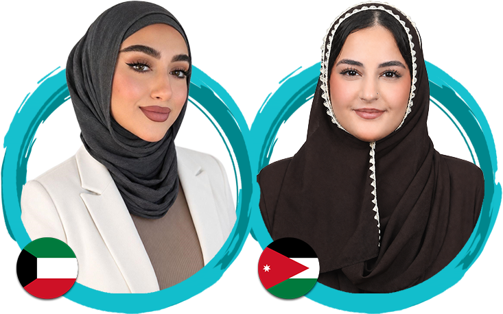 Dora Safar and Zahra Attaa